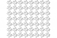 Escher Lizzards (Work) dxf file