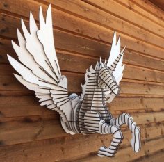 Laser Cut Unicorn Wall Decor Free Vector