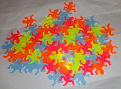 Laser Cut Escher Style Tessellating Lizards DXF File