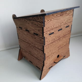 Laser Cut Wooden Honey Bee Box Beehive DXF File