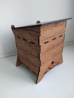 Laser Cut Wooden Honey Bee Box Beehive DXF File