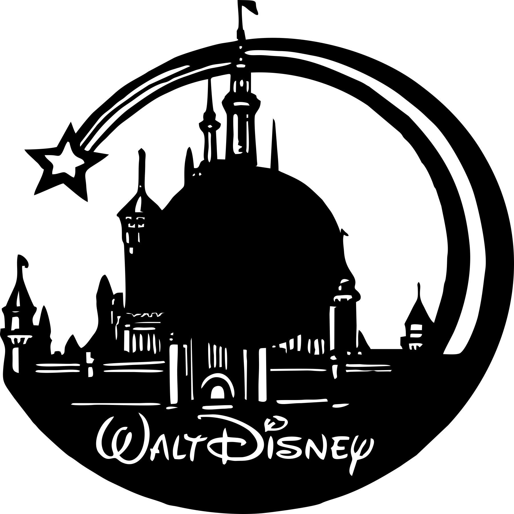 Download Walt Disney Vinyl Wall Clock Free Vector cdr Download ...