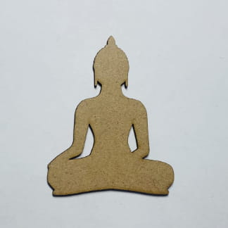 Laser Cut Wood Buddha Cutout For Crafts Free Vector