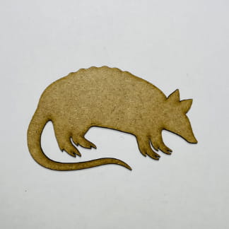 Laser Cut Wood Armadillo Cutout For Crafts Free Vector