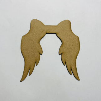 Laser Cut Angel Wings Cutout Free Vector