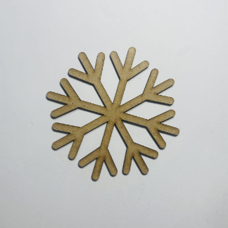Laser Cut Snowflake Cutout Unfinished Wood Shape Craft Free Vector