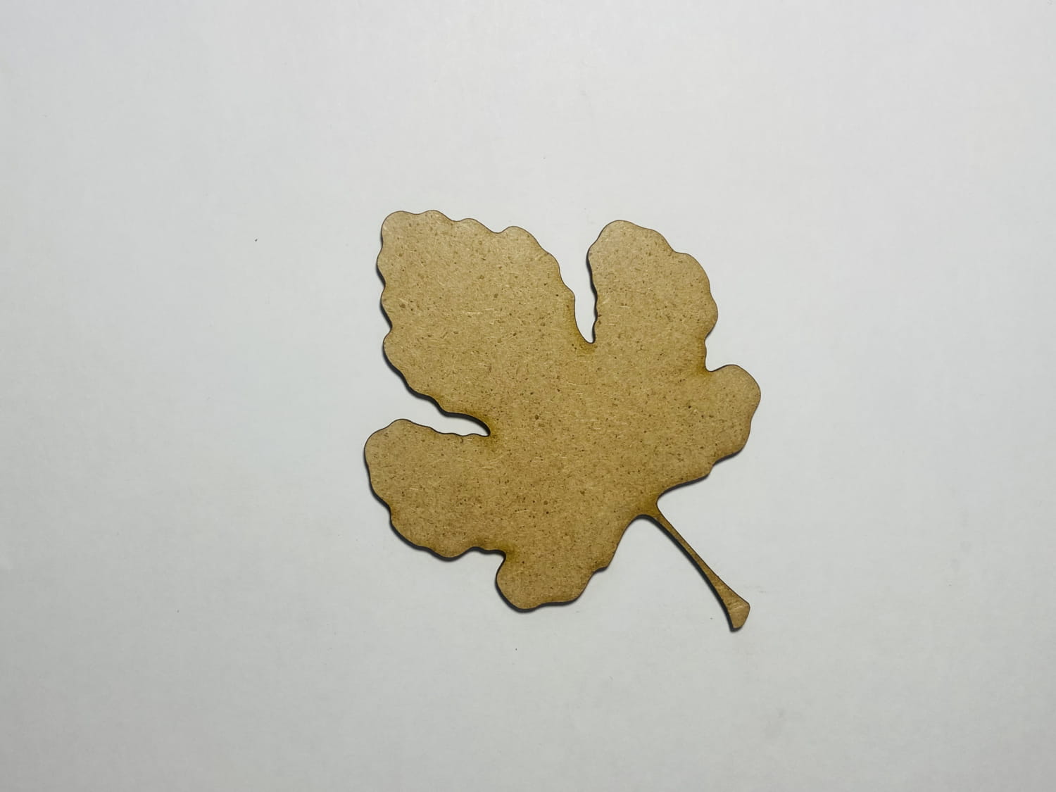 Laser Cut Wood Fig Leaf Cutout Fig Leaf Shape Unfinished Free Vector