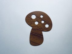 Laser Cut Mushroom Cutout Unfinished Wood Kitchen Decor Free Vector