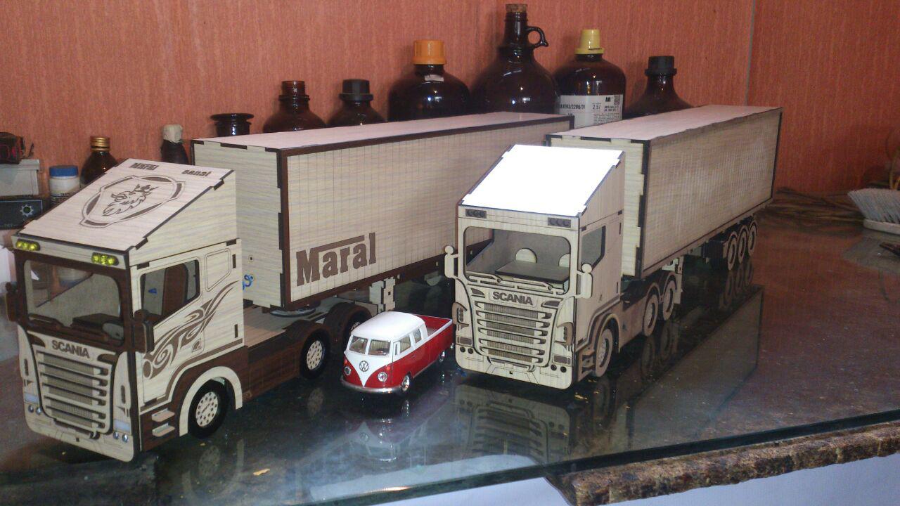 Wooden Model Truck Kits