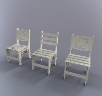 Chair 20mm DXF File