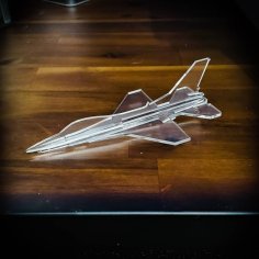 Laser Cut Mini F16 DXF File