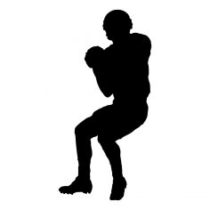 Throw a Football Player dxf File