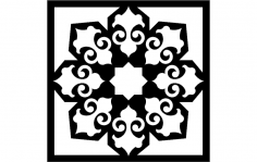 Islamic pattern dxf File