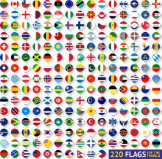 World Flags Vector Free Vector