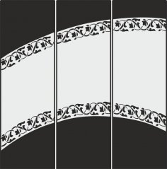 Decorative Frosted Glass Pattern Free Vector