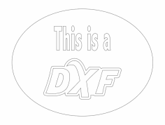 This is a DXF, DXF file Icon dxf File