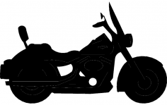Harley Bike dxf File