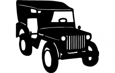Willys jeep dxf File