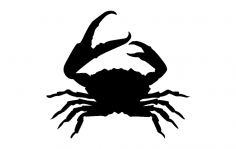 Crab Silhouette dxf File