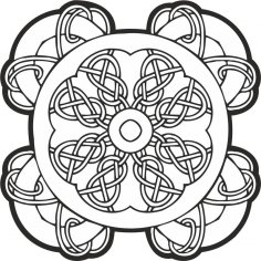 Celtic Knot Pattern Free Vector
