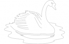 Swan Details dxf File