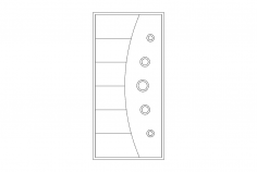 Door Design 2 dxf File