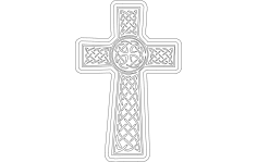 Church Cross dxf File