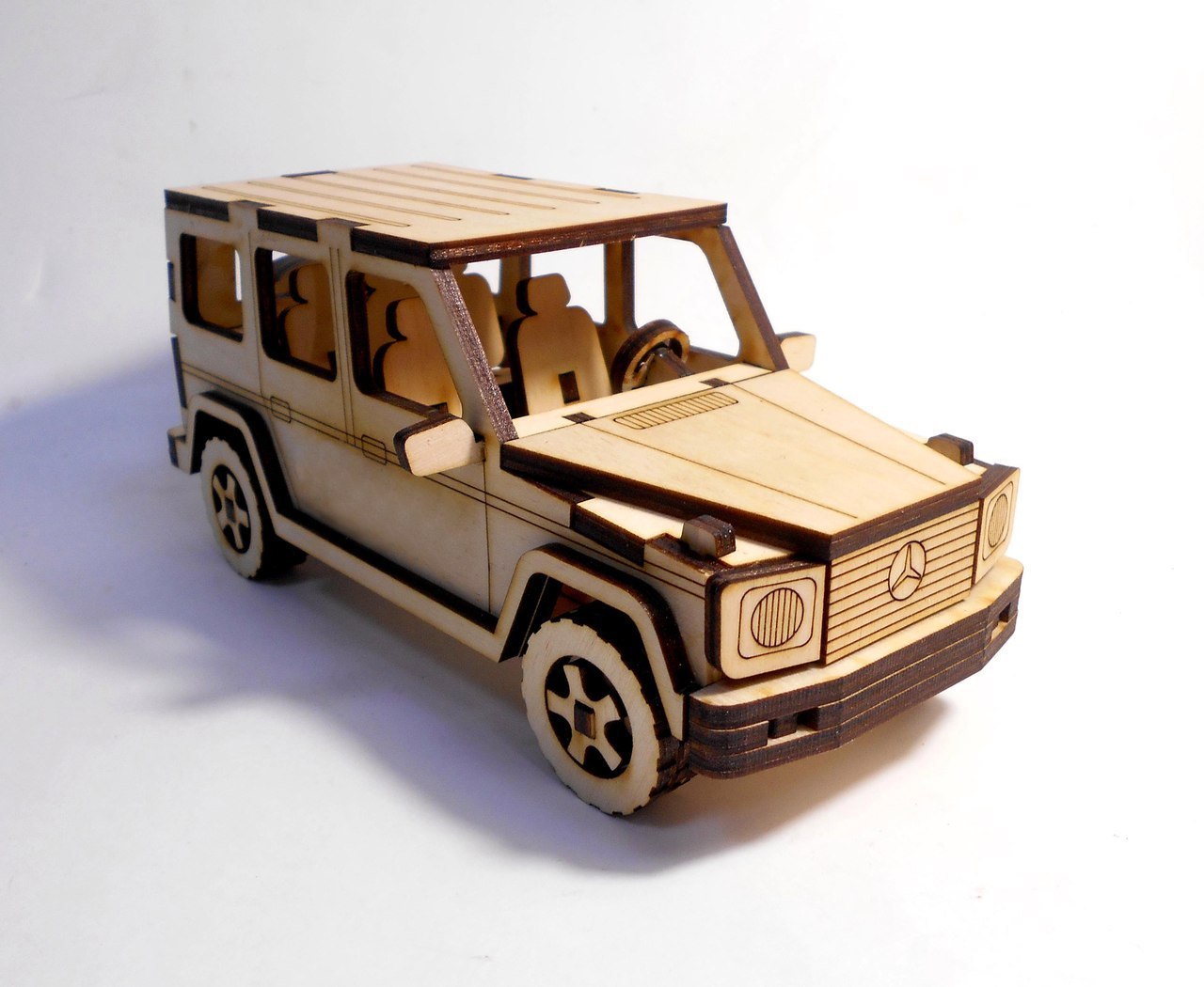 Download Laser Cut Mercedes Benz G Class 3d Puzzle Free Vector Cdr Download 3axis Co