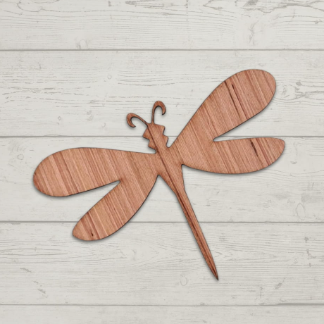 Laser Cut Dragonfly Shape Unfinished Wood Craft Cutout Free Vector
