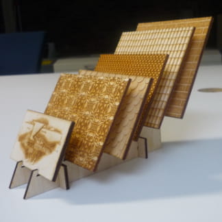 Laser Cut Wooden Plate Stand DXF File