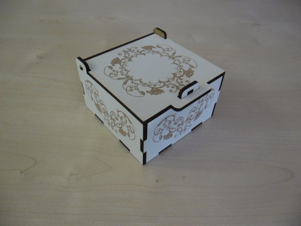 mdf box with lid