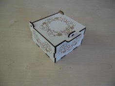 Laser Cut Jewelry Box 3mm Laminated MDF Free Vector