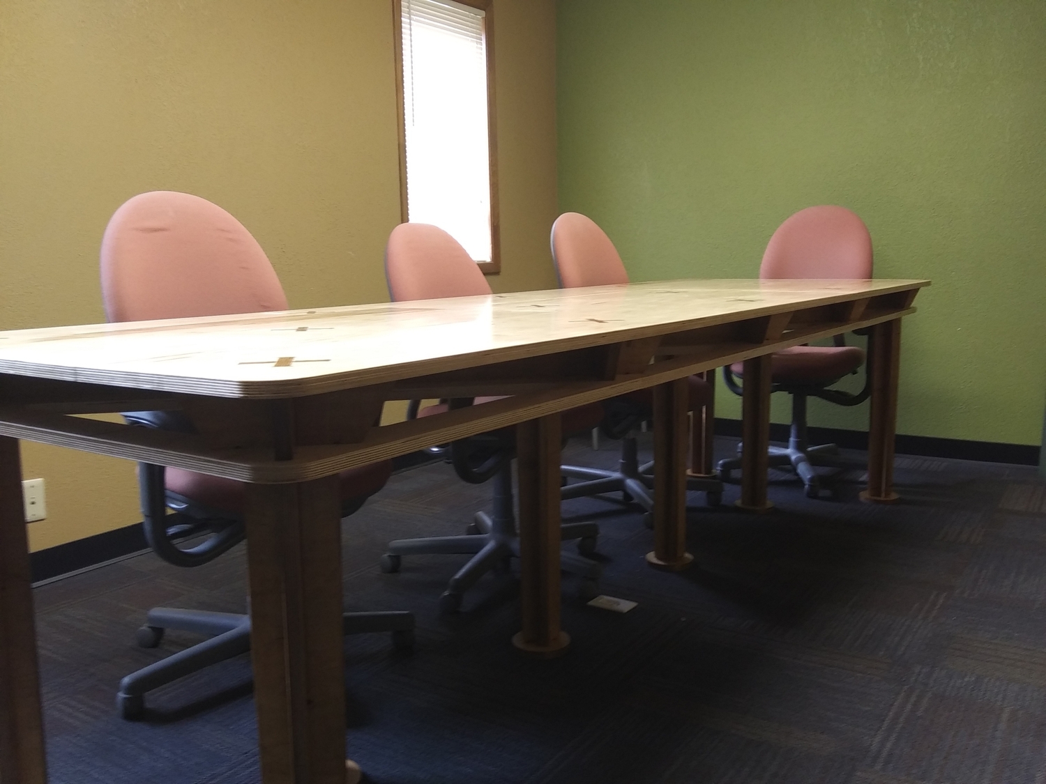 Laser Cut Conference Room Table 10x4ft DXF File