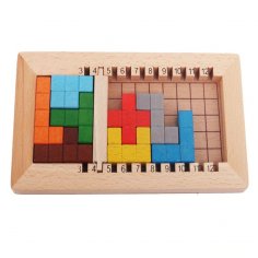 Laser Cut Wooden Block Puzzles Kids Toy Free Vector
