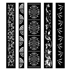 Floral Decorative Borders Free Vector