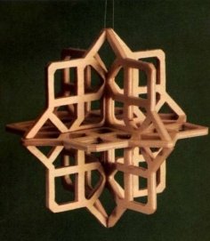 Laser Cut Snowflakes 3D Puzzle Free Vector
