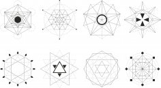 Sacred Geometric Set Free Vector