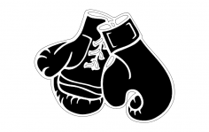 Boxing Gloves 1 dxf File