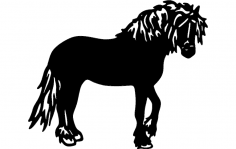 Draft Horse dxf File