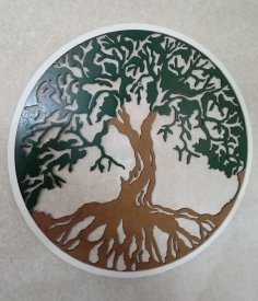 Laser Cut Tree Of Life Wall Decor Free Vector