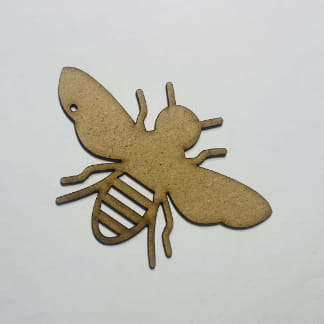 Laser Cut Wood Bumble Bee Cutout Shape Free Vector