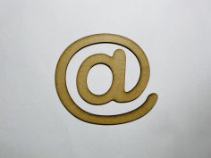 Laser Cut Wood At Symbol Cutout For Crafts Free Vector