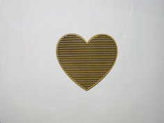 Laser Cut Heart Cutout Unfinished Wood Heart Shape Free Vector