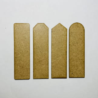 Laser Cut Wooden Bookmark Cutout Free Vector