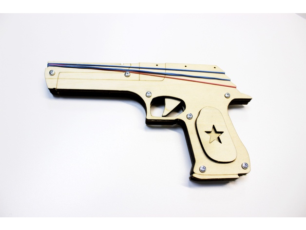 Download Laser Cut Rubber Band Gun Free Vector Cdr Download 3axis Co