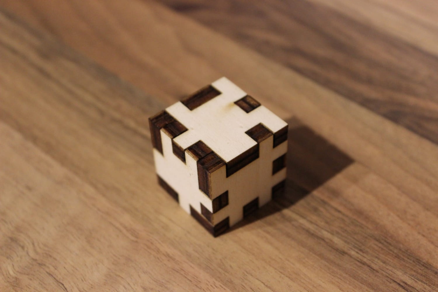 Laser Cut Cube Puzzle Box SVG File