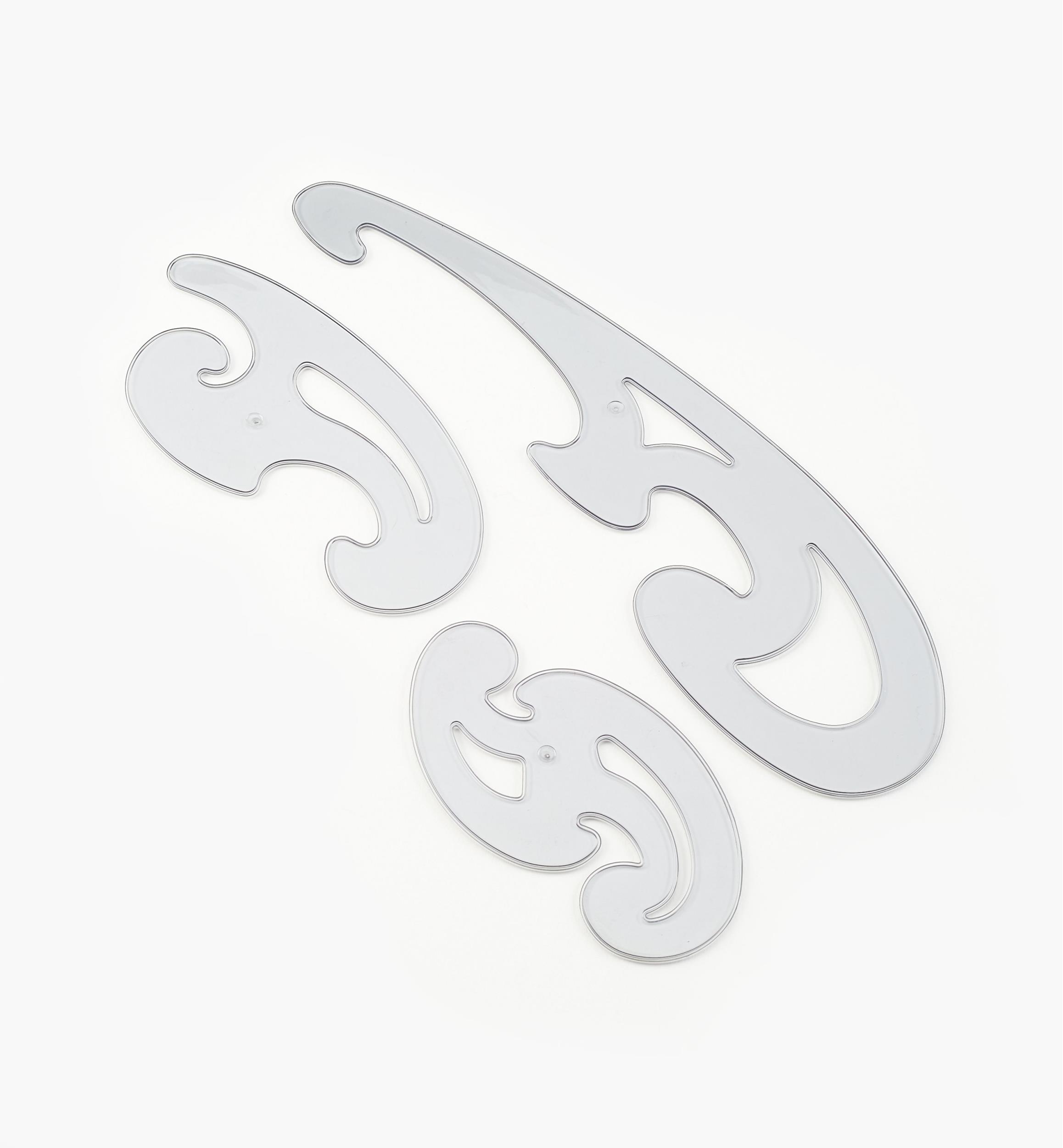 Laser Cut French Curve Template Free Vector
