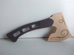 Laser Cut Wooden Axe Plywood Template Free Vector