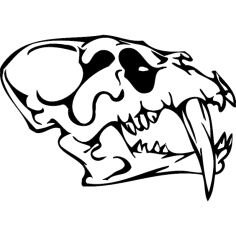 Skull 011 dxf File