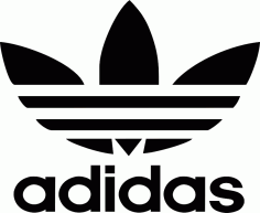 Adidas Logo cdr Free Vector